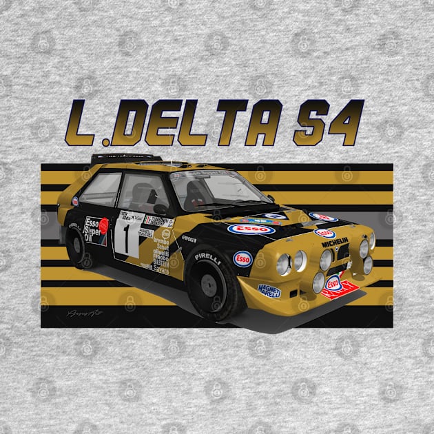 Lancia Delta Group B Esso by PjesusArt